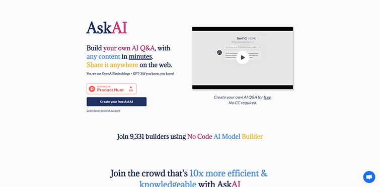 AskAI - AI Q&A Builder