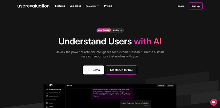 User Evaluation - AI-Powered Customer Understanding Platform