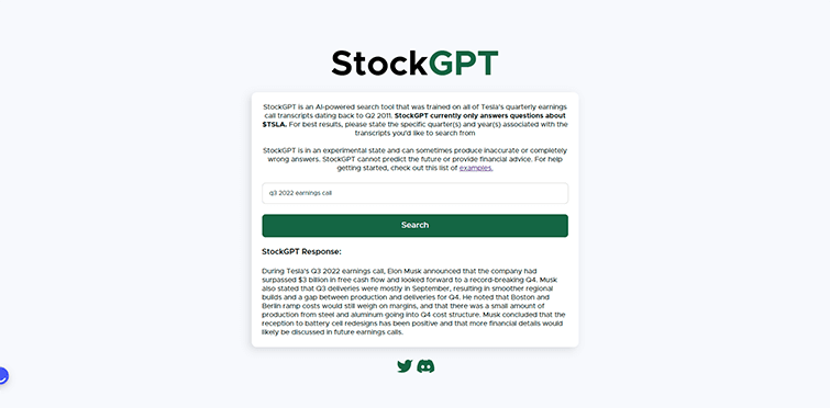 Stock GPT