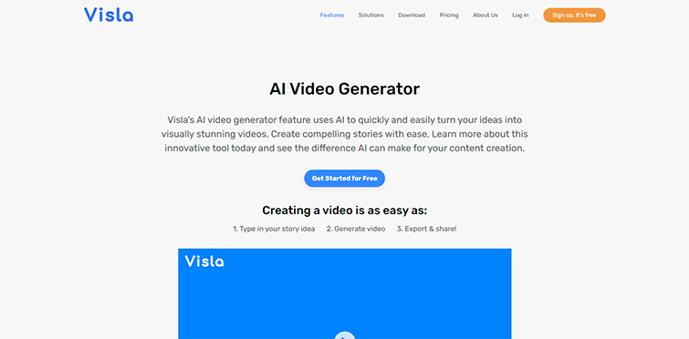 AI-Video-Generator Visla