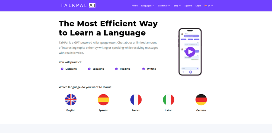 AI-Language-Teacher-TalkPal