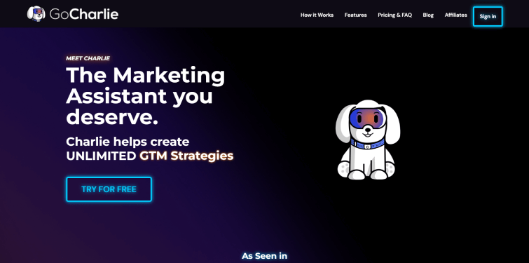 GoCharlie AI-Marketing-Assistant-GoCharlie