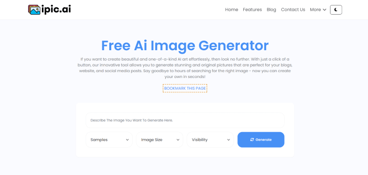 IPic.ai-—-AI-Powered-Image-Generator-for-Unique-and-Custom-Images