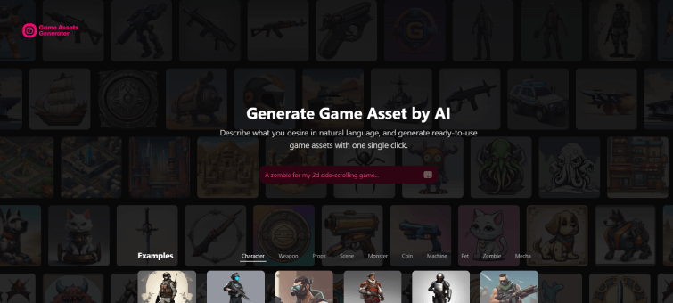 AI Game Assets Generator-home