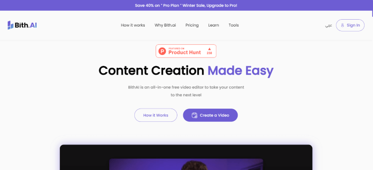 Bith AI-Content-Creation-Made-Easy
