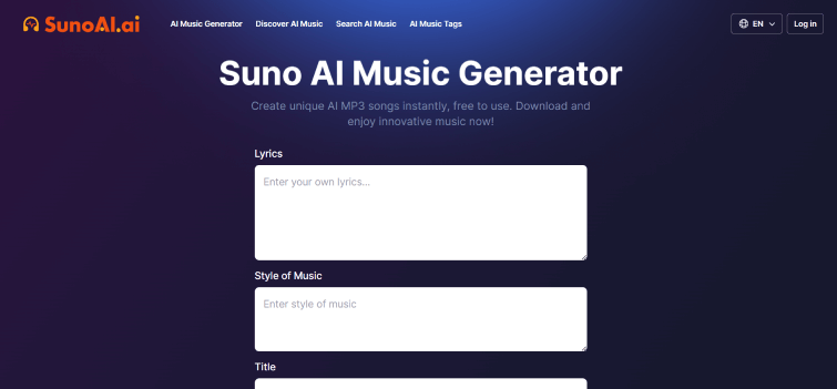 SunoAI-ai-Free-Suno-AI-Music-Generator