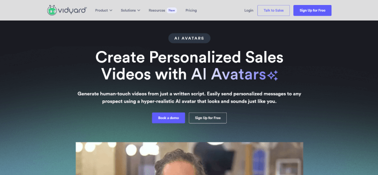 Vidyard AI Avatars-Create-Personalized-Sales-Videos