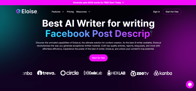 Write-Better-Faster-with-Eloise AI