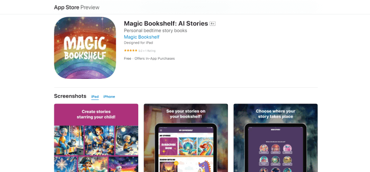 Magic Bookshelf-AI-Stories