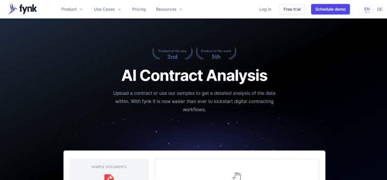 AI-powered-contract-analysis-Contract-Management-fynk