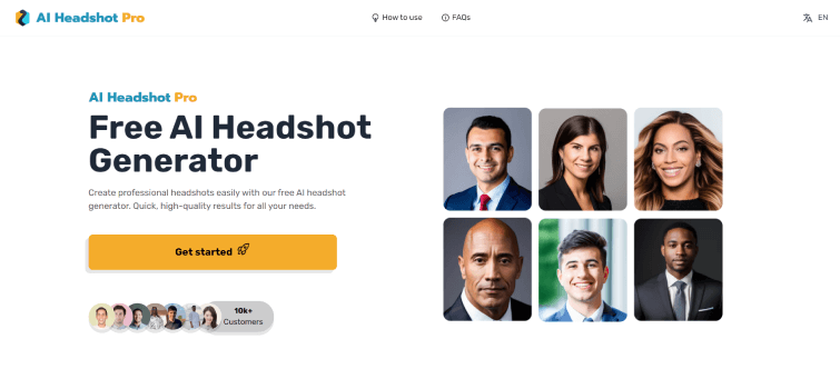 Free-AI-Headshot-Generator-AI Headshot Pro