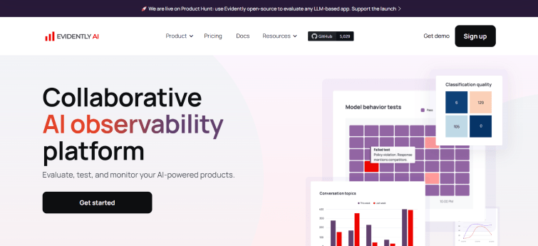 Evidently AI AI-Observability and ML Monitoring Platform