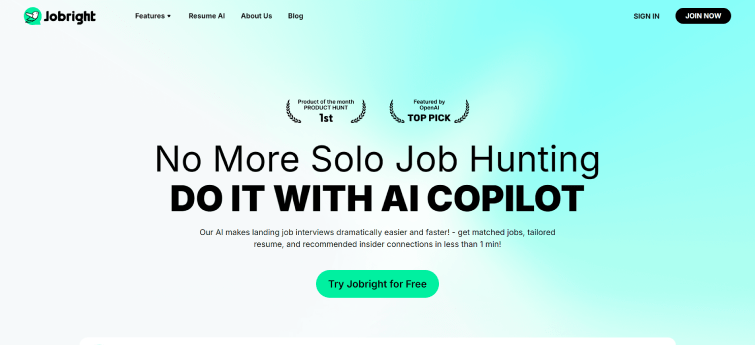 Jobright AI- Your AI Job Search Copilot