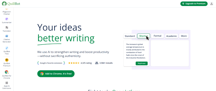 QuillBot-Your complete writing solution