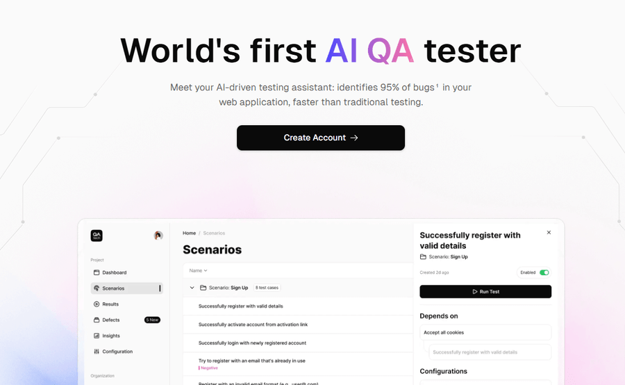 QA.tech - AI QA Tester