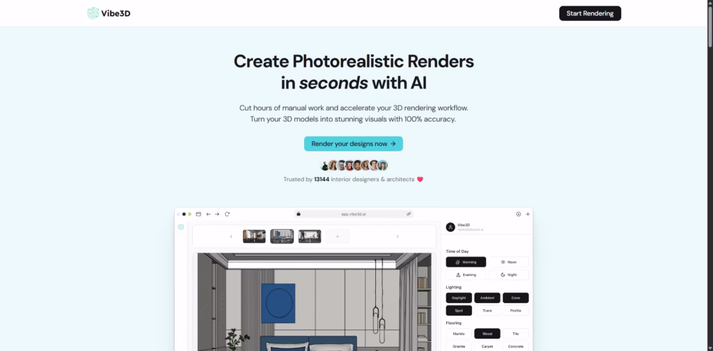 AI-Rendering-Sketch-to-3D-Render - Vibe3D