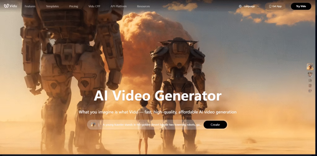 AI-Video-Generator-Text-Image-to-Video-in-Seconds - Vidu AI