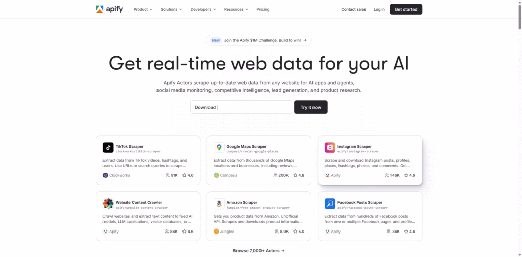 Apify-Full-stack-web-scraping-and-data-extraction-platform