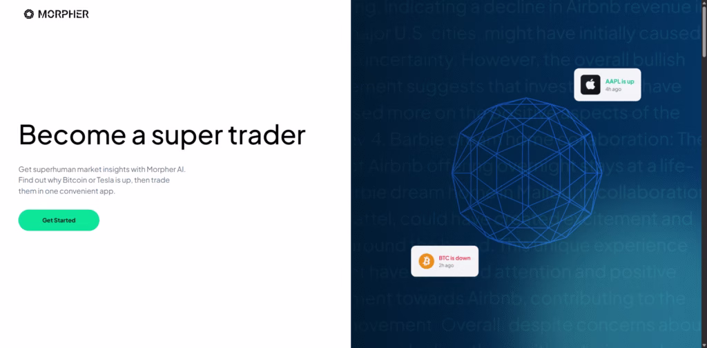 Become-a-super-trader-with Morpher AI