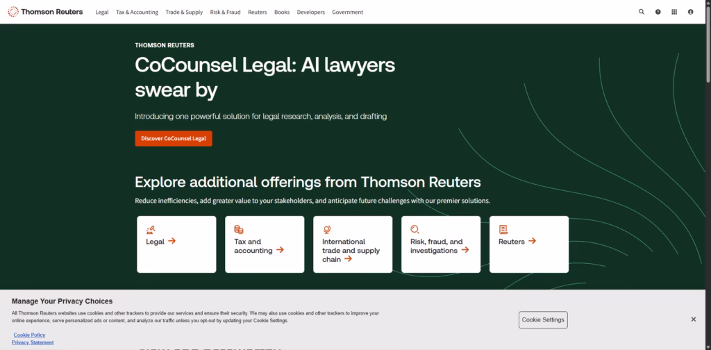 Clarifying-the-Complex-Homepage- Thomson Reuters