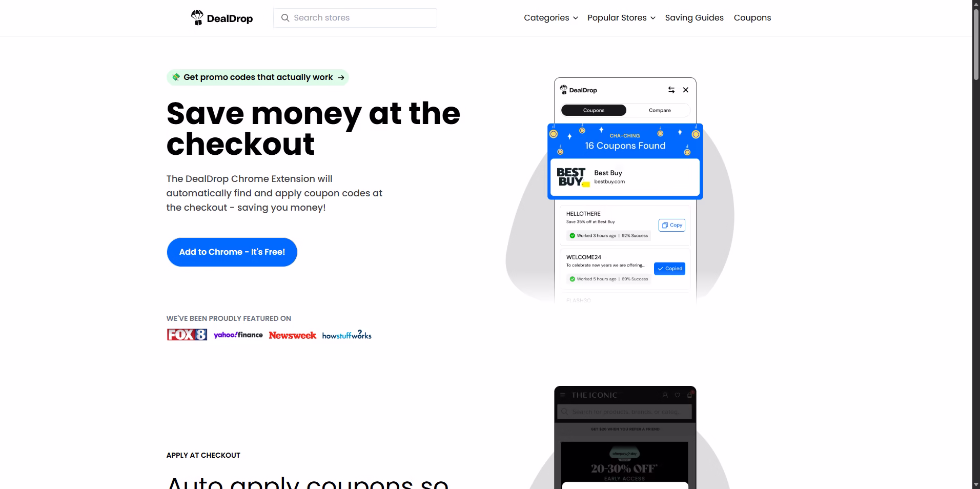DealDrop -Chrome-Extension-Free-Browser-Extension-for-Coupons