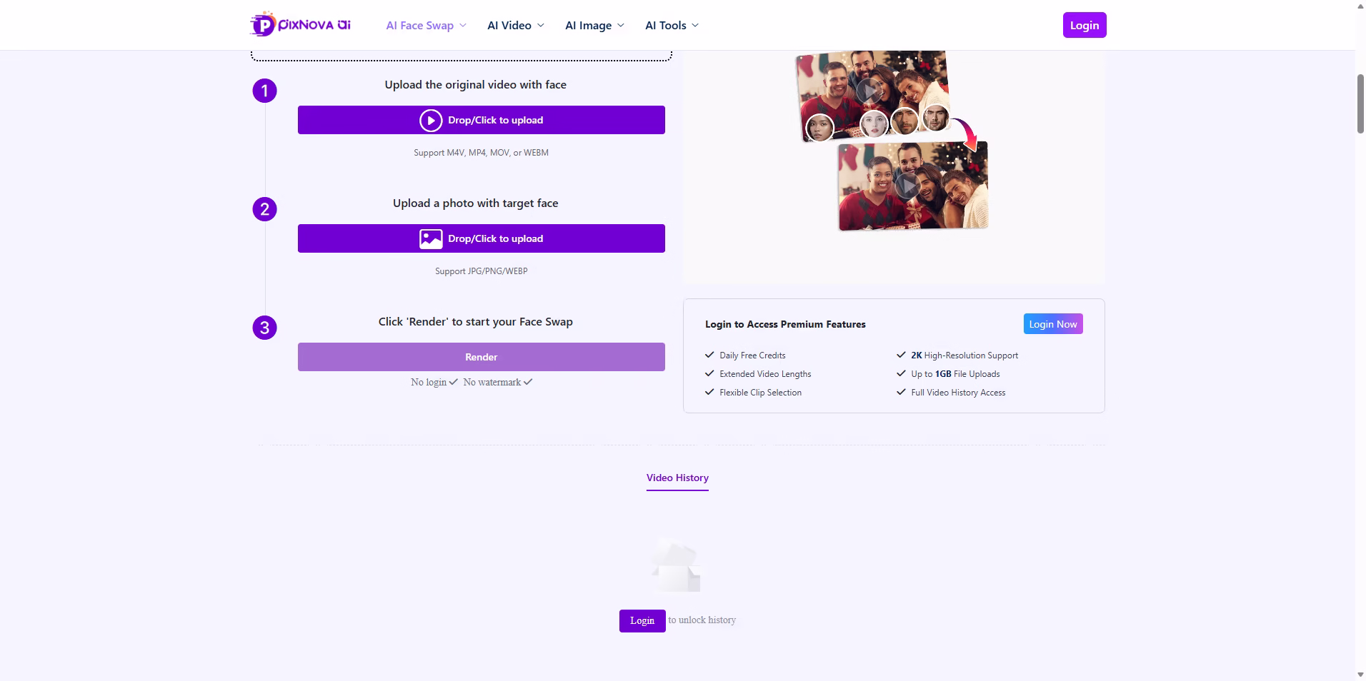 Free-AI-Face-Swap-for-Photos-Videos-Online- PixNova AI