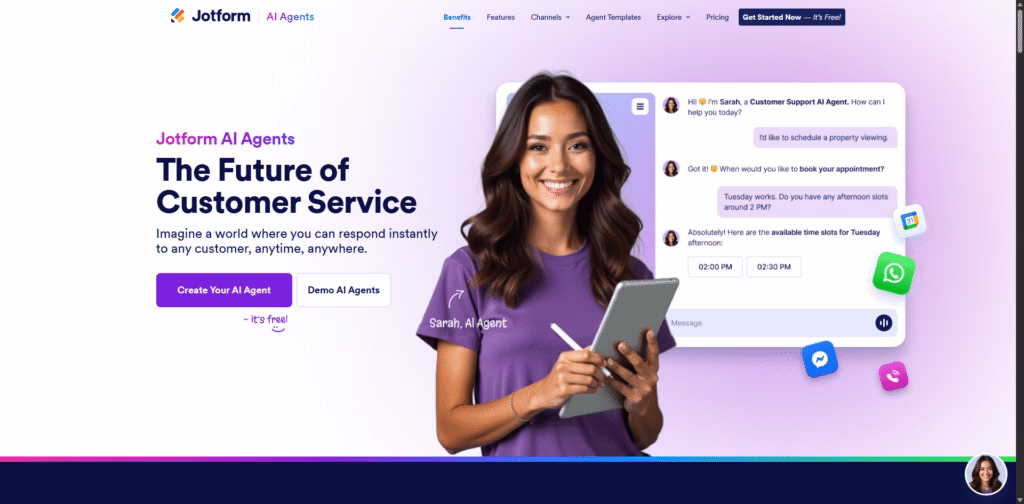 Jotform AI Agents-The-Future-of-Customer-Service-