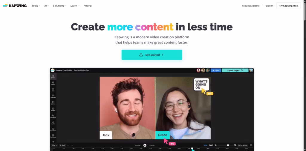 Kapwing - Create-more-content-in-less-time