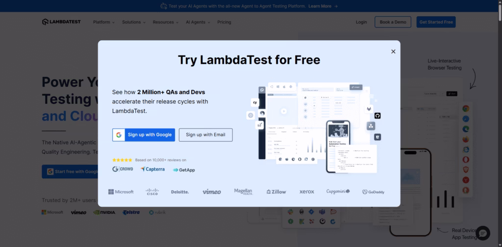 LambdaTest-AI-Powered-Testing-Tool-AI-Testing-Agents-On-Cloud