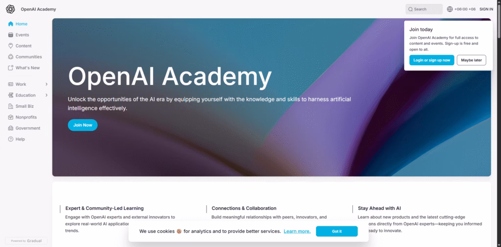 OpenAI Academy image