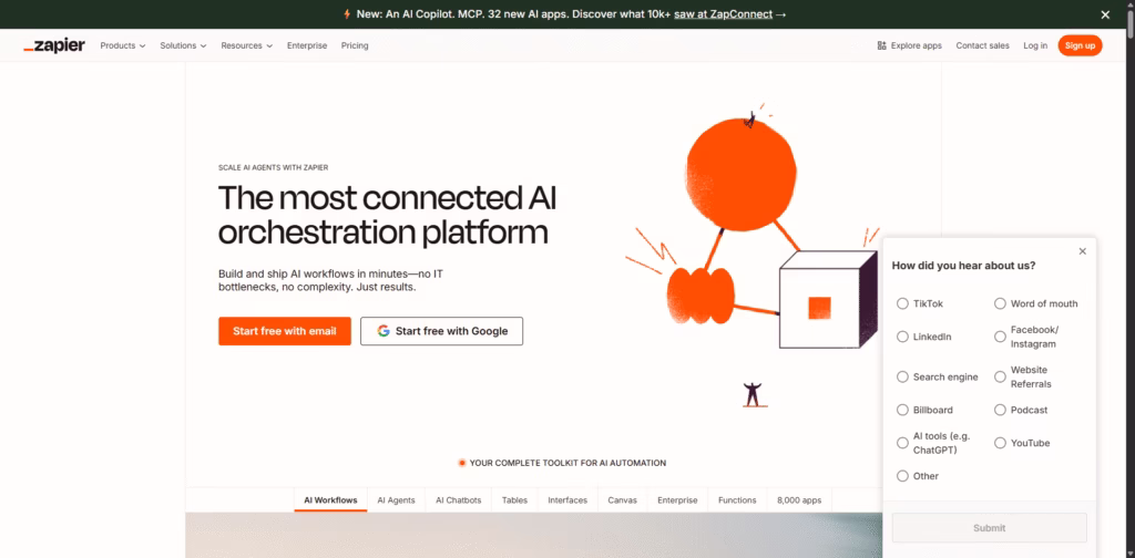 Zapier -Automate-AI-Workflows-Agents-and-Apps