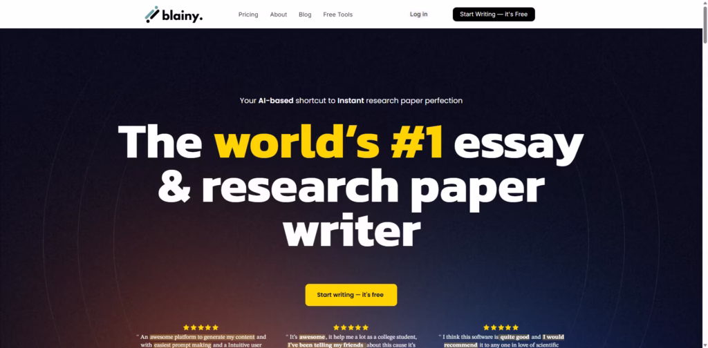 Blainy - The-world’s-1-research-paper-writer- Blainy
