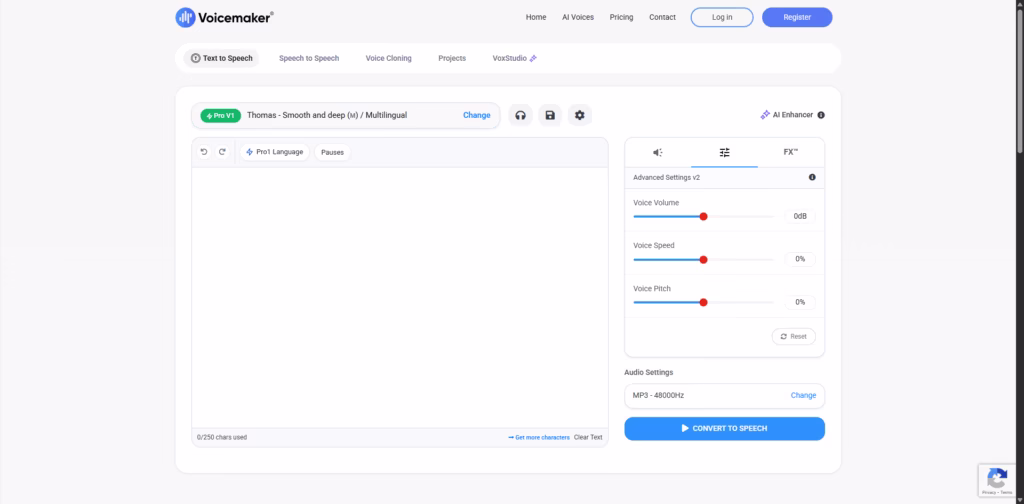 Voicemaker ®-Text-to-Speech-Converter