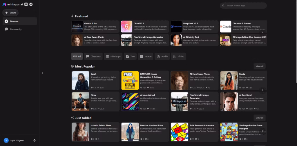 miniapps-ai-·-Discover-Create-Free-AI-powered-And-ChatGPT-Mini-Apps-·-miniapps.ai