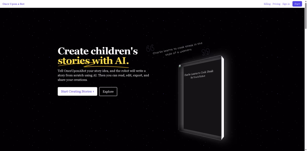 Once Upon a Bot - Create-Children-s-Stories-with-AI