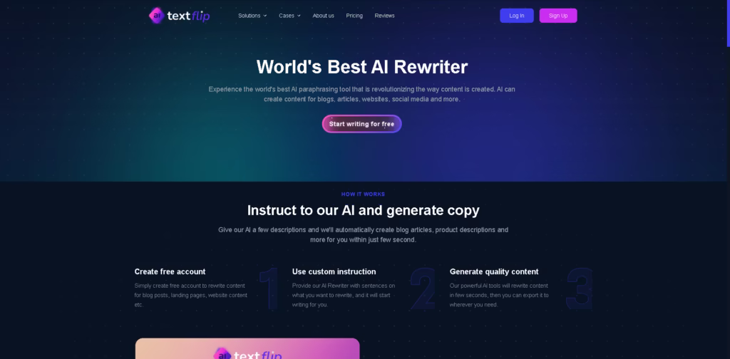 World-s-Best-AI-Rewriting-Tool-️- TextFlip
