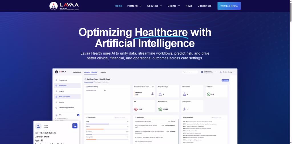 AI-Powered-Preventive-Care-Platform-for-Healthcare-Teams - Lavaa Health