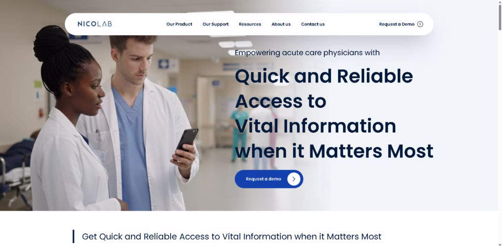 Nicolab - AI-Powered-Stroke-Workflow-Emergency-Care-Platform