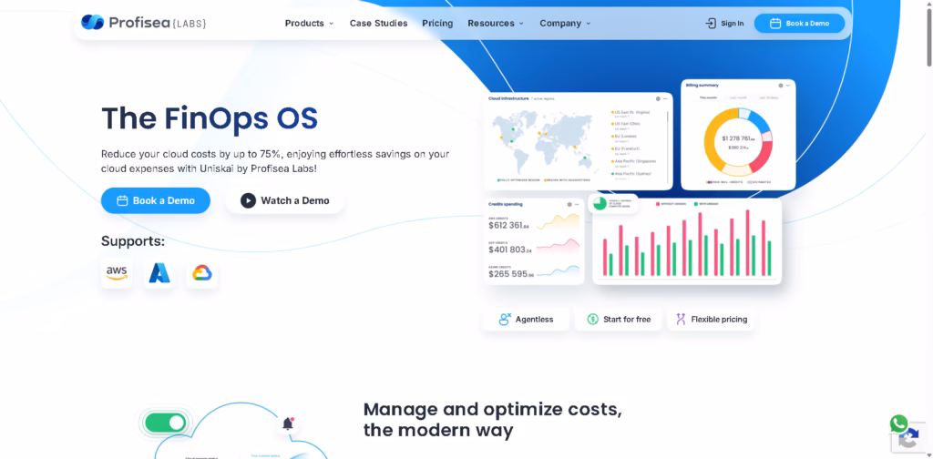AI-Based-Cloud-Cost-Reduction-Platform- Profisea Labs