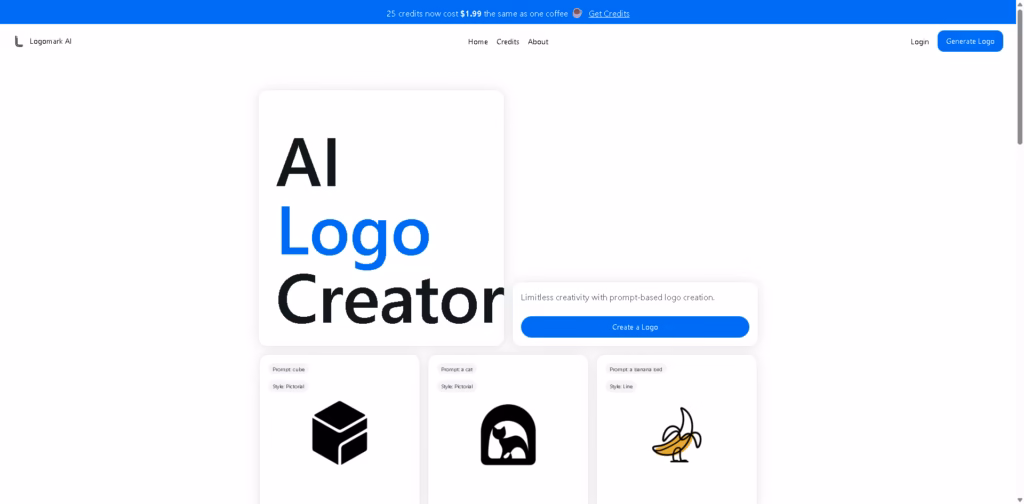 Logomark AI - SVG logo generator