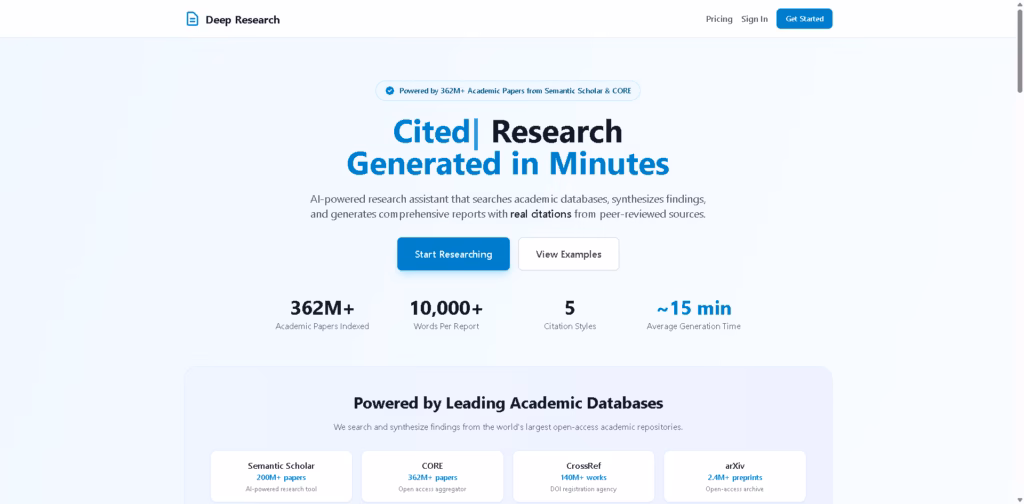 Deep Research AI-Research-Paper-Generator-Undetectable-Academic-Writing