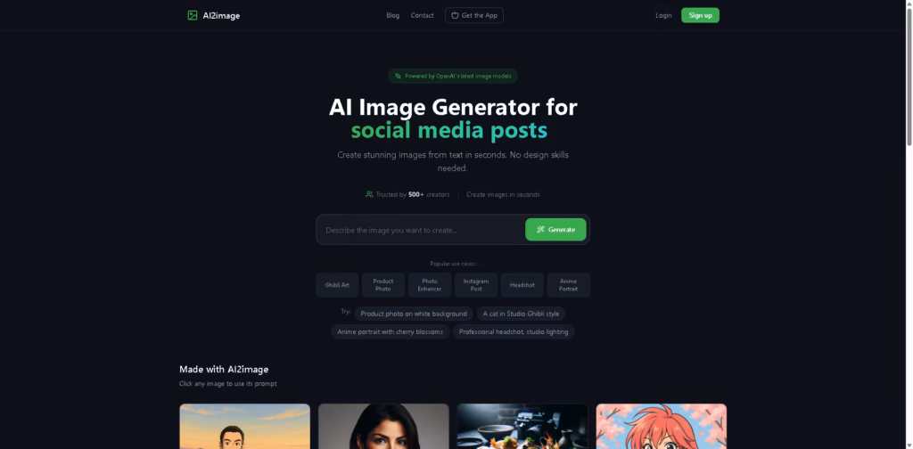 Free-AI-Image-Generator-–-Ghibli-Anime-Art-No-Sign-Up- AI2image