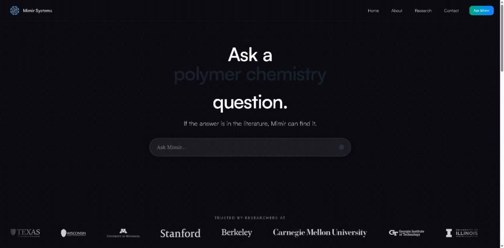Mimir Systems -AI-Powered-Scientific-Literature-Search
