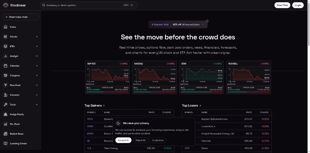 Real-Time-Options-Flow-Sweeps-Unusual-Activity- Stocknear