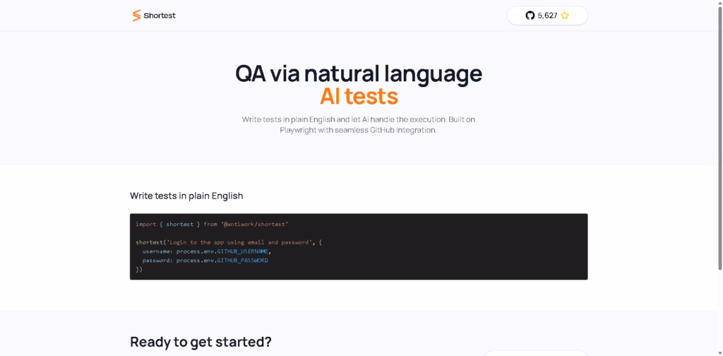 Shortest - GitHub testing integration