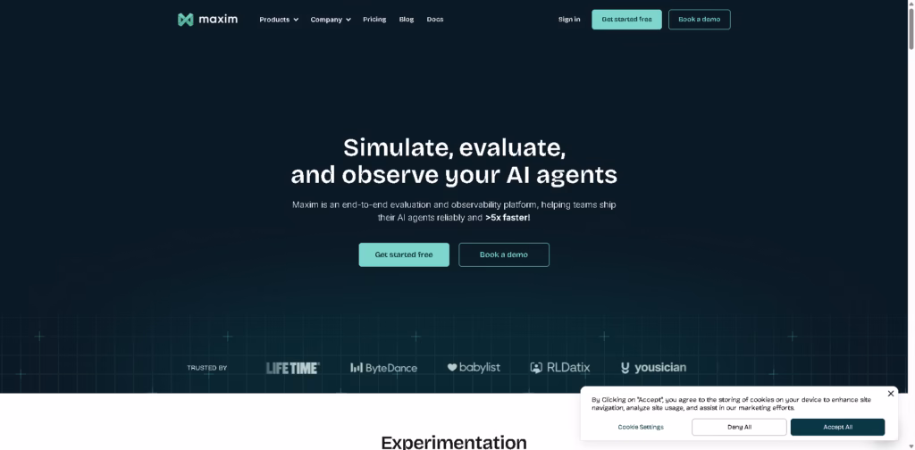 Maxim AI - The-GenAI-evaluation-and-observability-platform