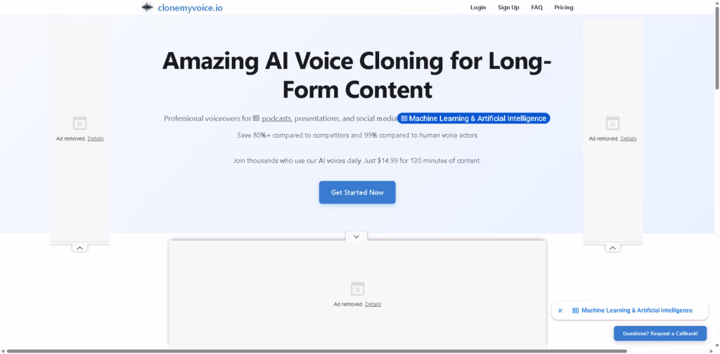AI-Voice-Cloning-for-Long-Form-Content- CloneMyVoice.io
