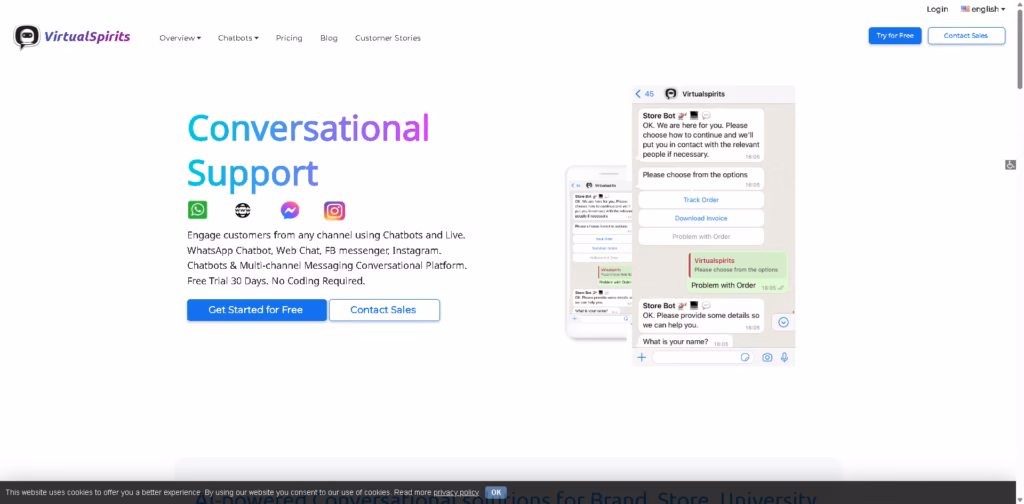 Chatbot-for-Websites-WhatsApp-Messenger- VirtualSpirits