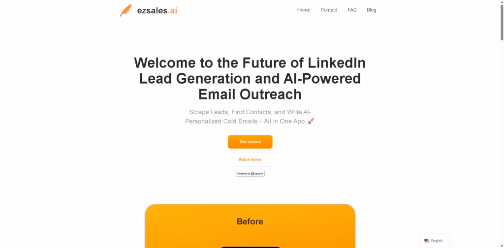 Ezsales Ai -Linkedin-Scrapper-Best-B2B-Outreach-Tool