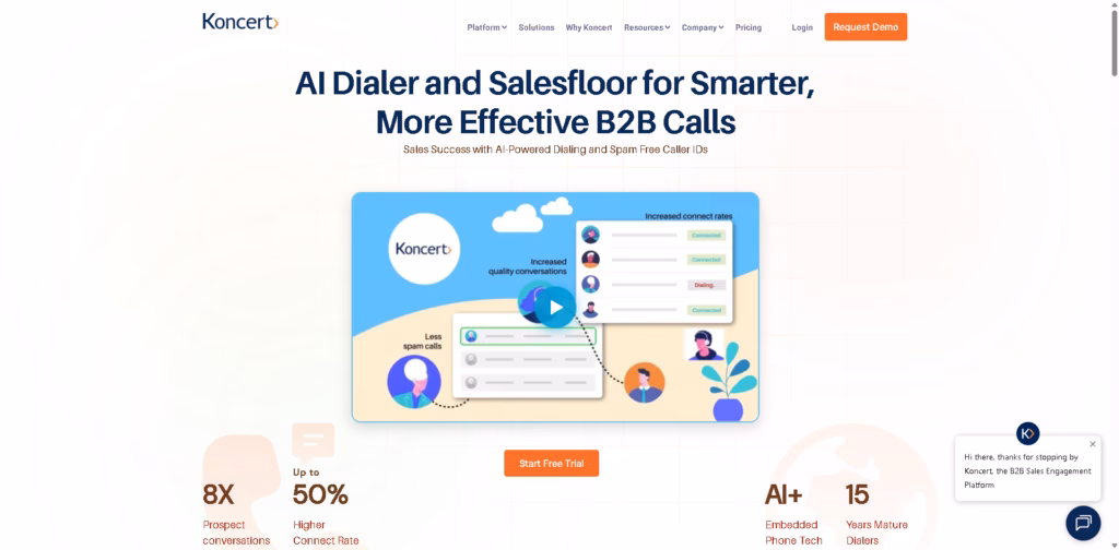 Koncert- AI-Powered-Sales-Dialer-Remote-Salesfloor-for-B2B-Teams